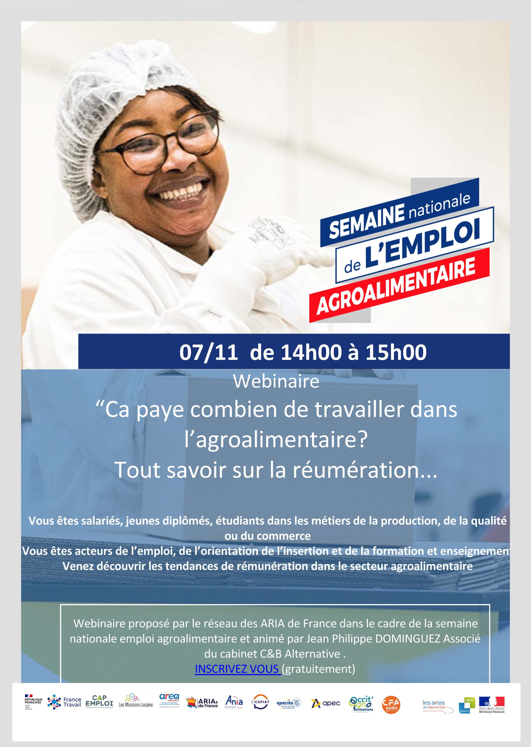 Webinaire - Ca paye combien de travailler dans l’agroalimentaire?  Tout savoir sur la réumération...